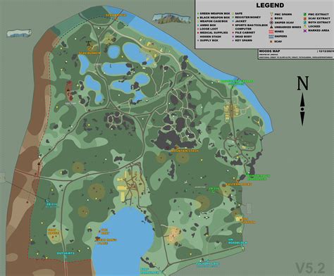 tarkov woods map 2022